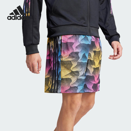 Adidas/阿迪达斯正品2026春季款男士透气经典时尚运动短裤IS1533