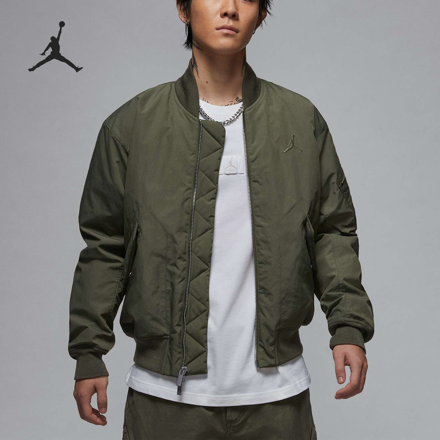 Nike/耐克正品新款JORDAN男士复古拉链夹克外套FV7268-222,运动服/休闲服装,运动茄克/外套,淘宝优惠券,粉丝福利购,淘宝优惠卷