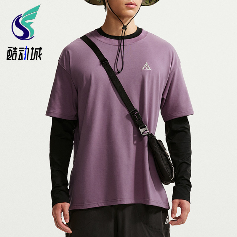 Nike/耐克正品男士圆领套头透气宽松运动短袖T恤IH1289-536