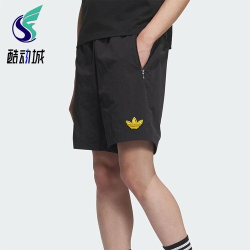 Adidas/阿迪达斯正品三叶草男士休闲宽松户外经典透气短裤KE5795