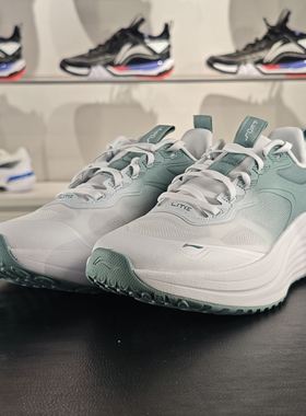 李宁正品SOFT LITE男子反光轻便透气舒适软弹潮流休闲鞋AGLU161