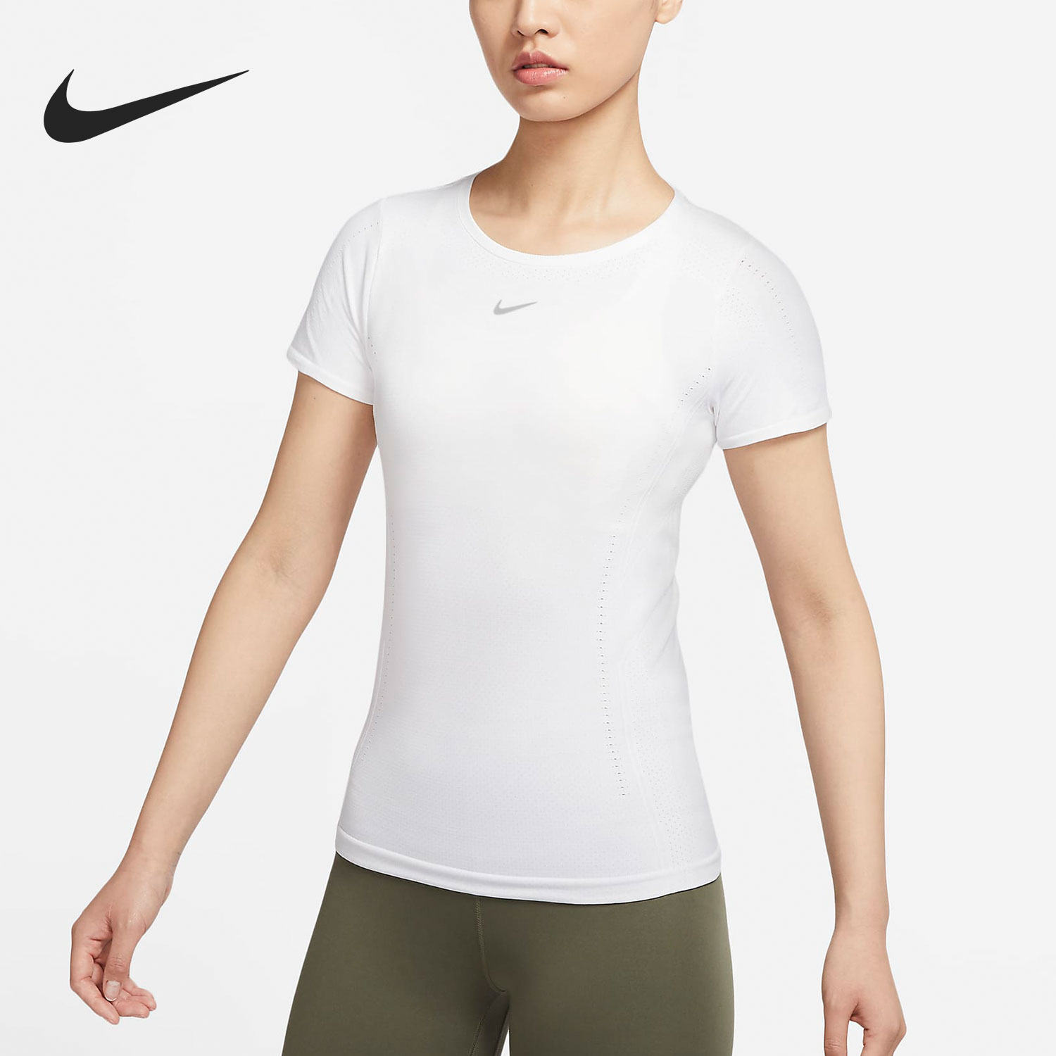 Nike/耐克正品当季新款短袖透气女子运动T恤DD0589-100
