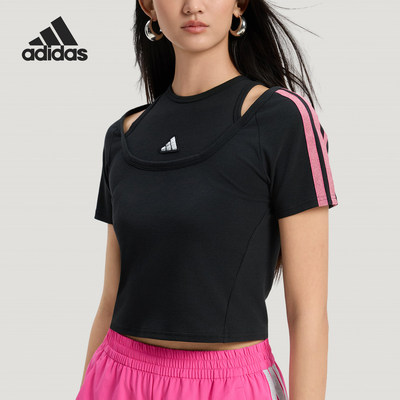 Adidas/阿迪达斯正品DCE 2 LY TEE 2女士短款短袖T恤KS2890