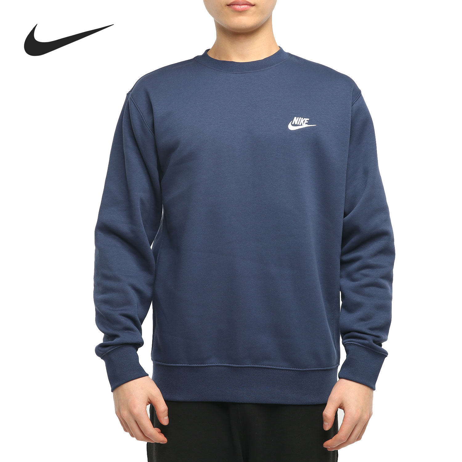 Nike/耐克正品男子舒适圆领透气针织休闲运动卫衣 BV2663-410,运动服/休闲服装,运动卫衣/套头衫,淘宝优惠券,粉丝福利购,淘宝优惠卷