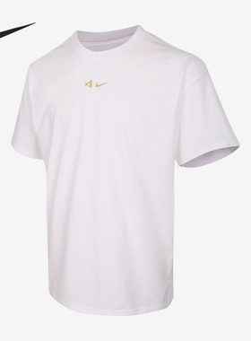 Nike/耐克正品AjaWilson新款男白色休闲经典篮球T恤IH7722-100