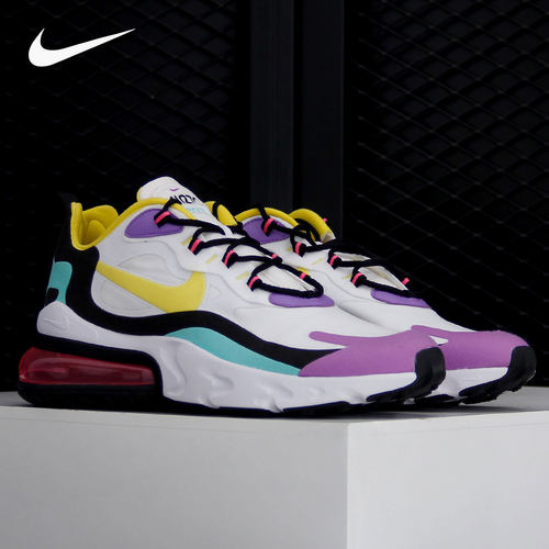 Nike/耐克正品气垫鞋当季Air Max 270 React男子休闲鞋AO4971-101