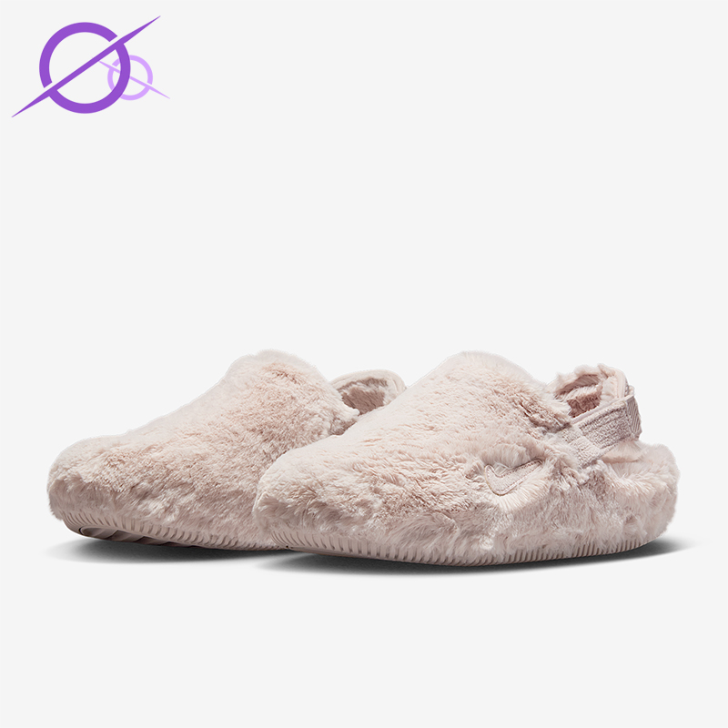 Nike/耐克正品CALM MULE SE女士时尚休闲毛绒保暖拖鞋FZ3118-601