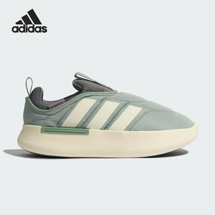 Adidas/阿迪达斯正品ADIPUFF男女低帮保暖耐磨休闲轻便棉鞋KJ3995