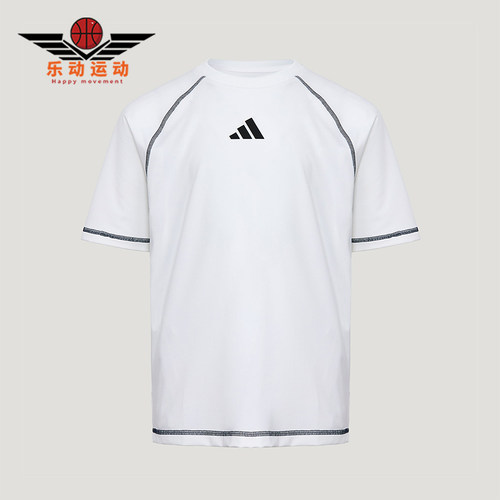 Adidas/阿迪达斯正品夏季儿童运动经典针织透气休闲短袖T恤KY8370
