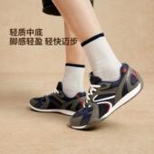 李宁正品 菲林Retro男子透气复古薄底耐磨轻便潮流休闲鞋 AGLV137