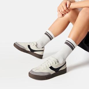 AEPV081 耐磨低帮滑板专业鞋 李宁正品 征荣92S男子薄底复古休闲时尚