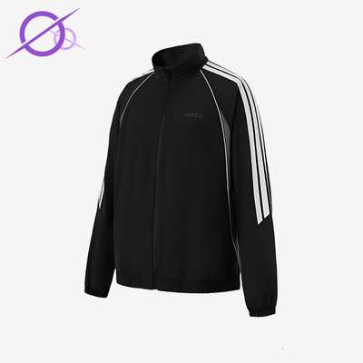 Adidas/阿迪达斯正品春秋男士运动立领轻质长袖夹克外套KB5655