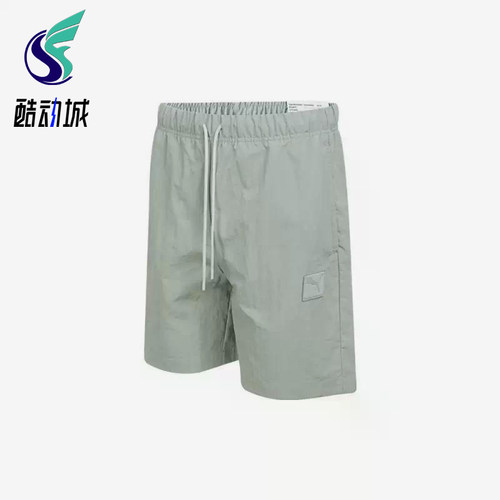 Puma/彪马正品ESSPRIMEBadgeWoven时尚男经典休闲短裤634871-74