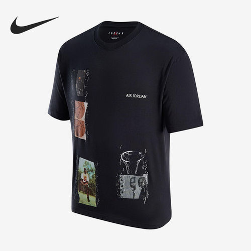 Nike/耐克正品JORDAN男士篮球运动印花休闲短袖FN5987-045