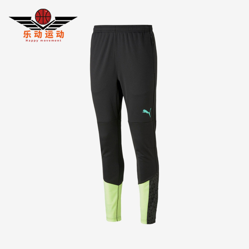 Puma/彪马正品2025男士耐穿拼接印花足球透气运动长裤658295-51