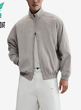 Nike/耐克正品Club男士Oversize风梭织经典运动夹克HV6918-009