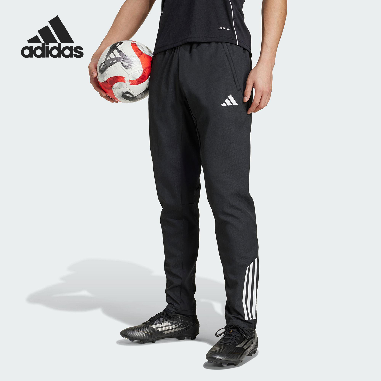 Adidas/阿迪达斯正品TIRO25C PRE PNT男士舒爽足球长裤KB4393