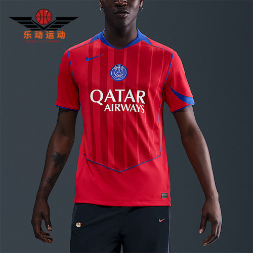 Nike/耐克正品Dri-FIT男士运动足球透气比赛训练短袖HJ4606-680