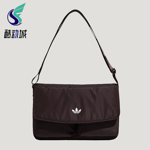 Adidas/阿迪达斯正品三叶草男女日常时尚经典休闲斜挎包KT7417