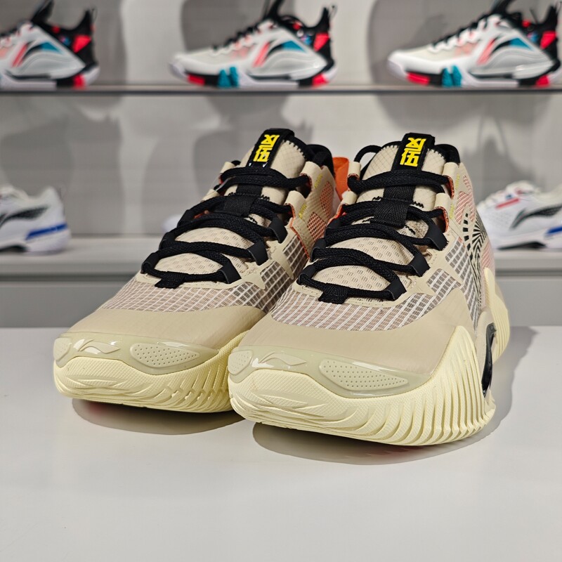 李宁正品新款反伍2 Low 男子耐磨缓震系带训练篮球鞋ABFS003-20