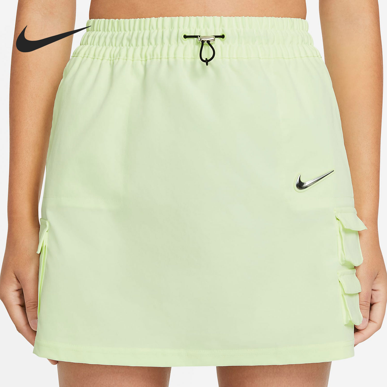 Nike/耐克正品女子舒适梭织系带休闲运动半身裙 CZ8908-701