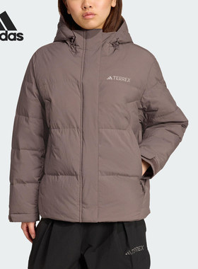 Adidas/阿迪达斯正品冬季女士户外运动保暖耐穿羽绒服JV8725