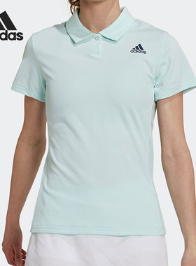 Adidas/阿迪达斯正品运动女士简约时尚潮流短袖POLO衫HK2832