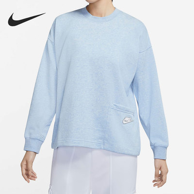 Nike/耐克正品女子口袋圆领运动休闲套头衫卫衣 CZ9244-440