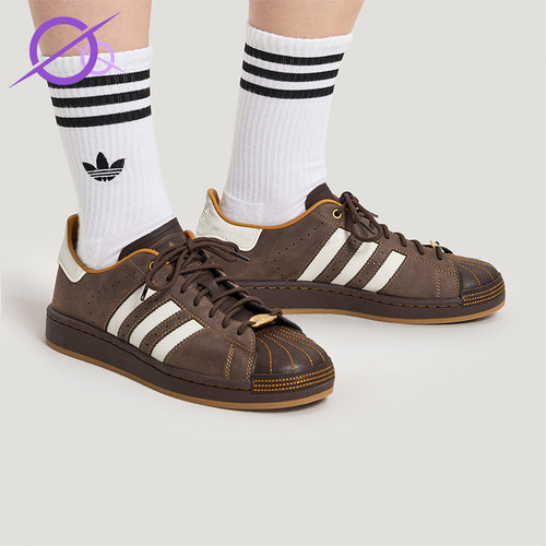 Adidas/阿迪达斯正品三叶草男女运动经典潮流系带透气板鞋HP7108