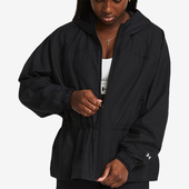 简约连帽户外夹克外套1382726 女士梭织时尚 新款 001 安德玛正品