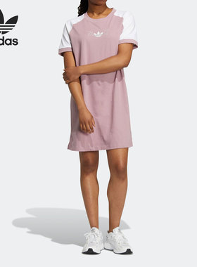 Adidas/阿迪达斯正品三叶草Brand Dress女子短袖连衣裙H49565