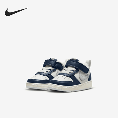 Nike/耐克正品2026婴童魔术贴运动轻便经典耐穿板鞋BQ5453-121