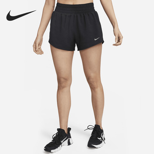 Nike/耐克正品DRI-FIT ONE中腰衬里女子运动短裤DX6011-010