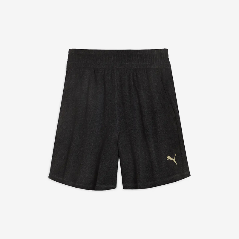 Puma/彪马正品2025夏季款女士针织抽绳宽松透气短裤688284-01