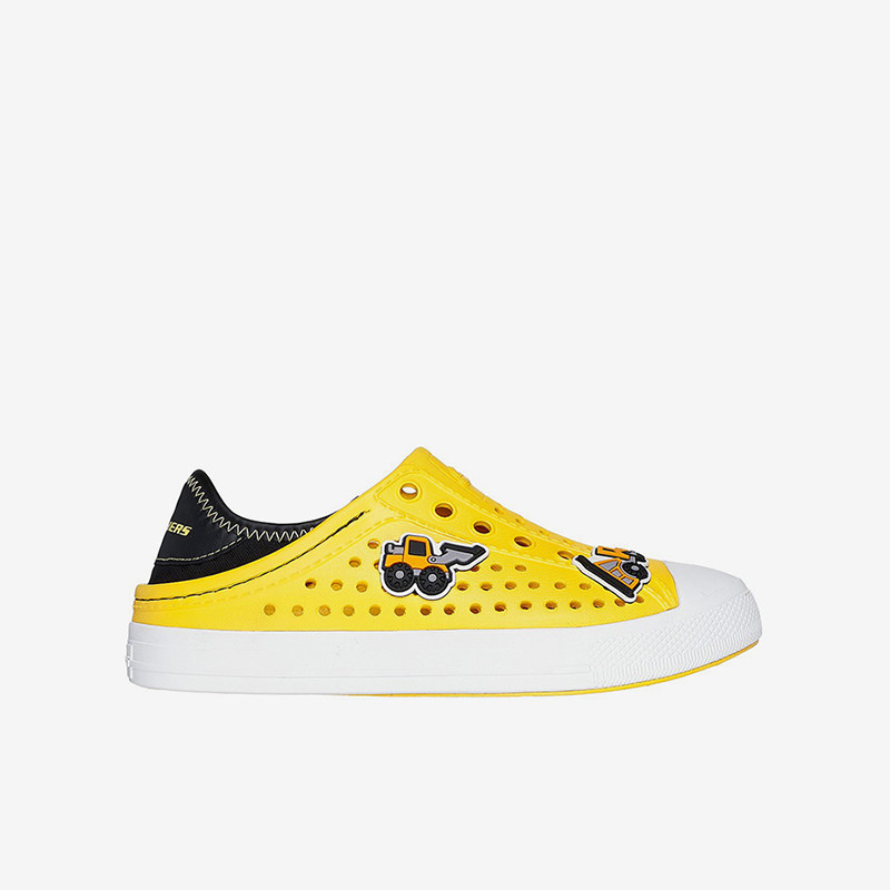 斯凯奇大童一脚蹬洞洞鞋