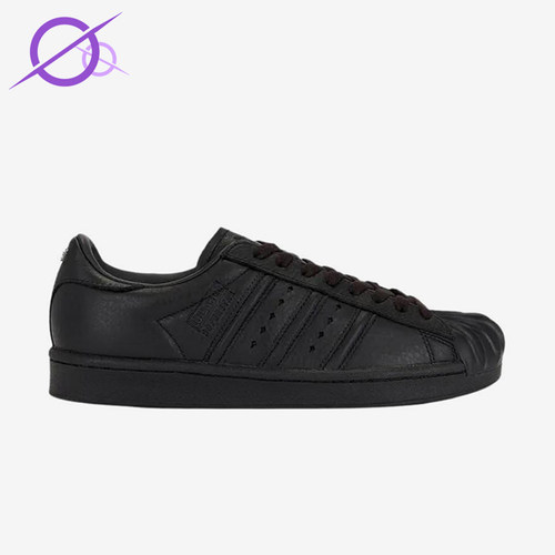 Adidas/阿迪达斯正品三叶草男女黑色低帮经典复古日常板鞋KI0824