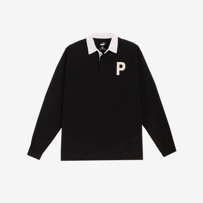 Puma/彪马正品新款男士拼接宽松透气翻领长袖POLO衫624880-01,运动服/休闲服装,运动POLO衫,淘宝优惠券,粉丝福利购,淘宝优惠卷