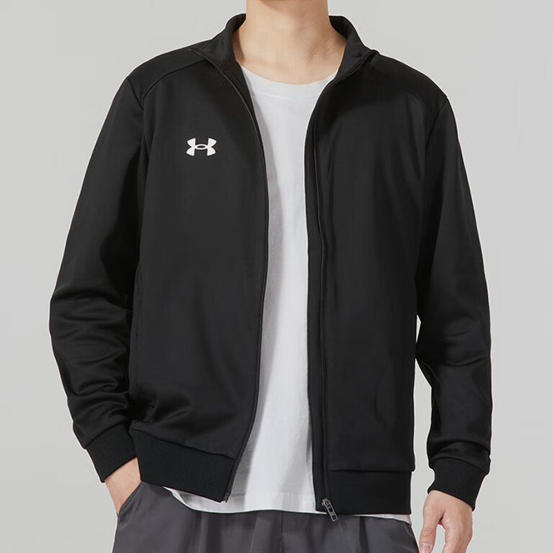 UA/安德玛正品2025新款男女同款加绒经典针织夹克23600305-001