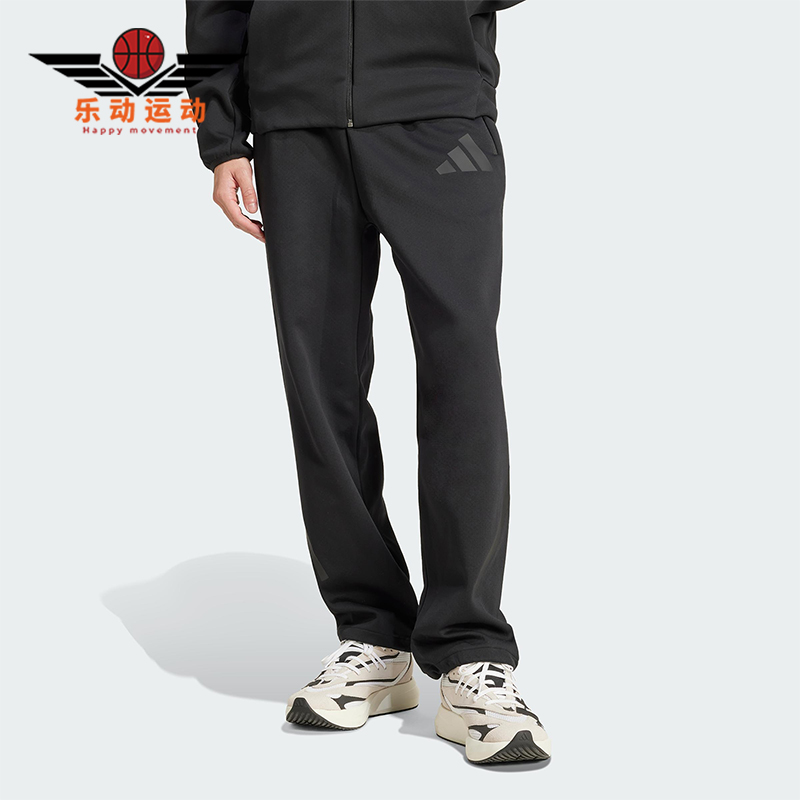 Adidas/阿迪达斯正品新款男士柔软系带宽松针织长裤JC5478