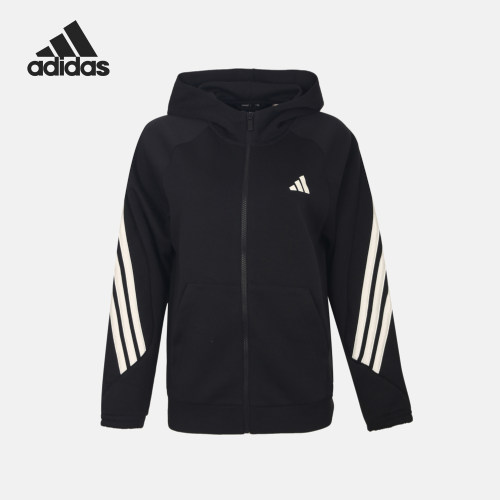Adidas阿迪达斯正品W STA 3S女士连帽运动卫衣/套头衫KY7038
