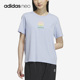IP3876 Neo女子宽松圆领运动印花透气短袖 Adidas 阿迪达斯正品