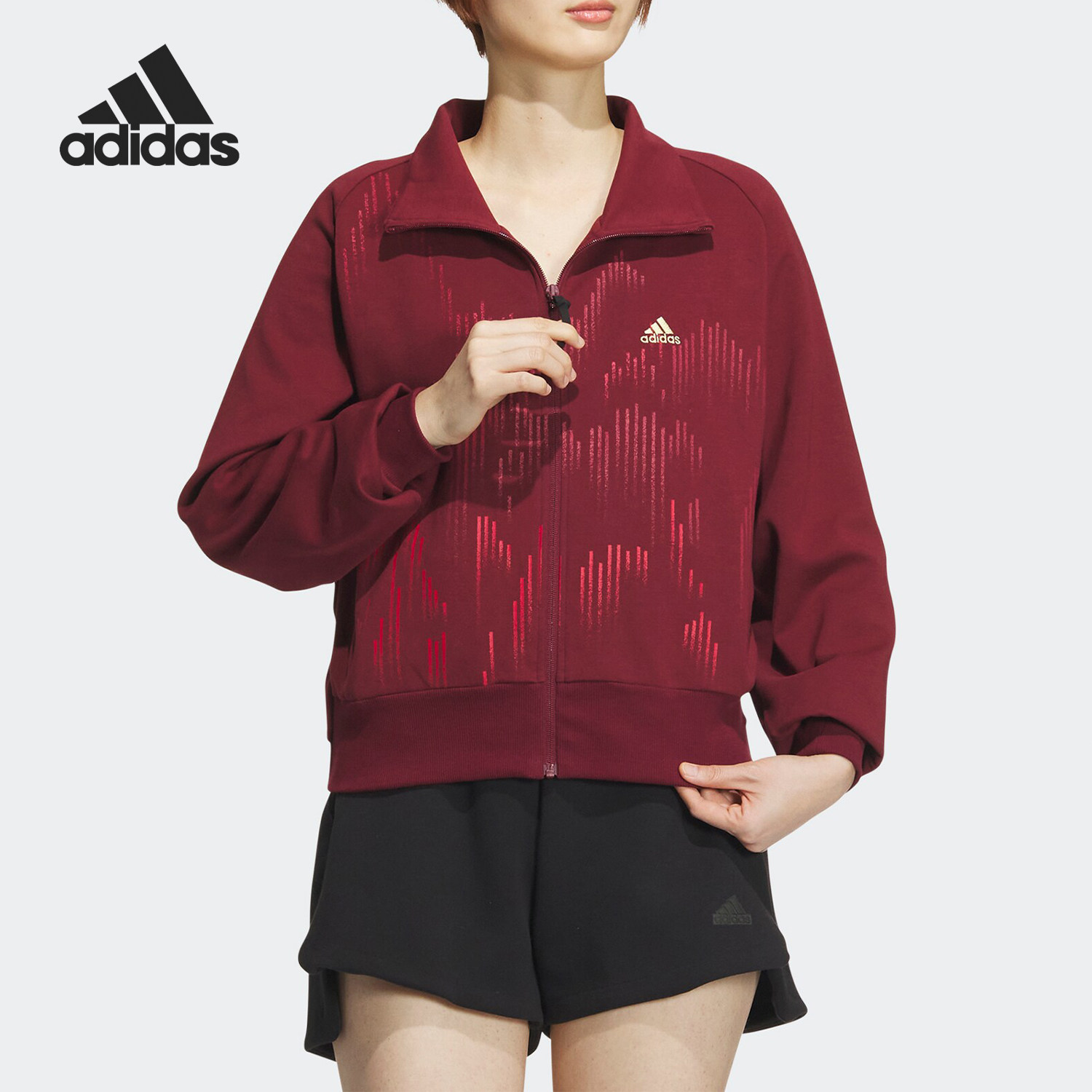 Adidas/阿迪达斯正品当季新款女士运动休闲外套JF0790,运动服/休闲服装,运动茄克/外套,淘宝优惠券,粉丝福利购,淘宝优惠卷