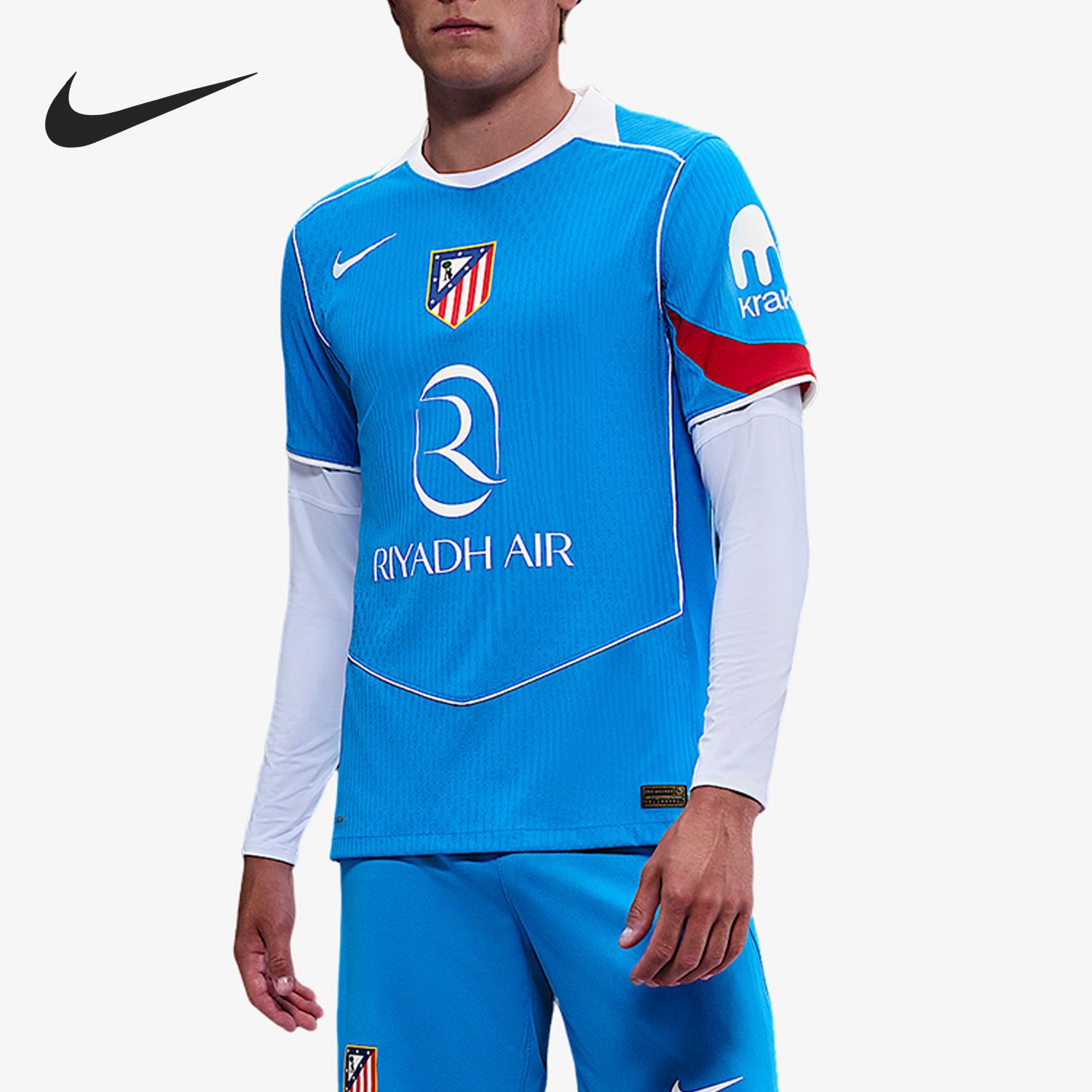 Nike/耐克正品马德里竞技男士干爽透气足球运动T恤HM3192-407