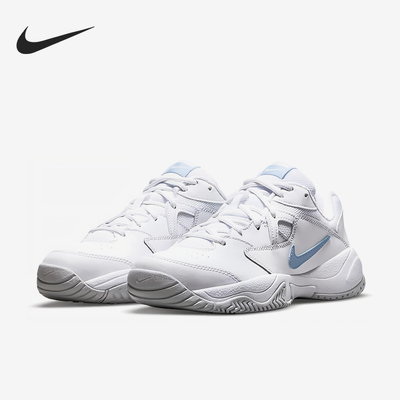 Nike/耐克正品CourtLite2新款女白蓝色休闲网球鞋AR8838-112