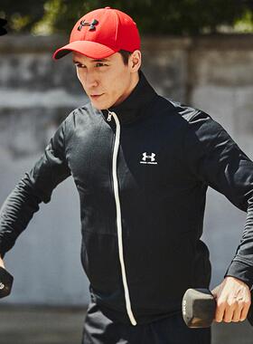 安德玛正品UA Sportstyle男子跑步立领训练运动夹克外套1329293