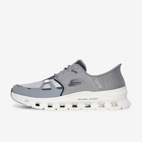 Skechers斯凯奇正品Glide step男款一脚蹬低帮跑步鞋232930-GYCC