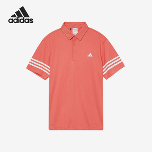 男士 Adidas 阿迪达斯正品 新款 IS7128 翻领高尔夫运动POLO衫