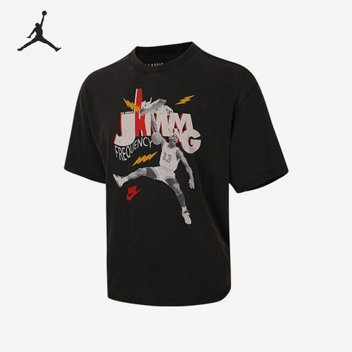 Nike/耐克正品2025夏季款男士图案休闲经典透气短袖HJ2930-010