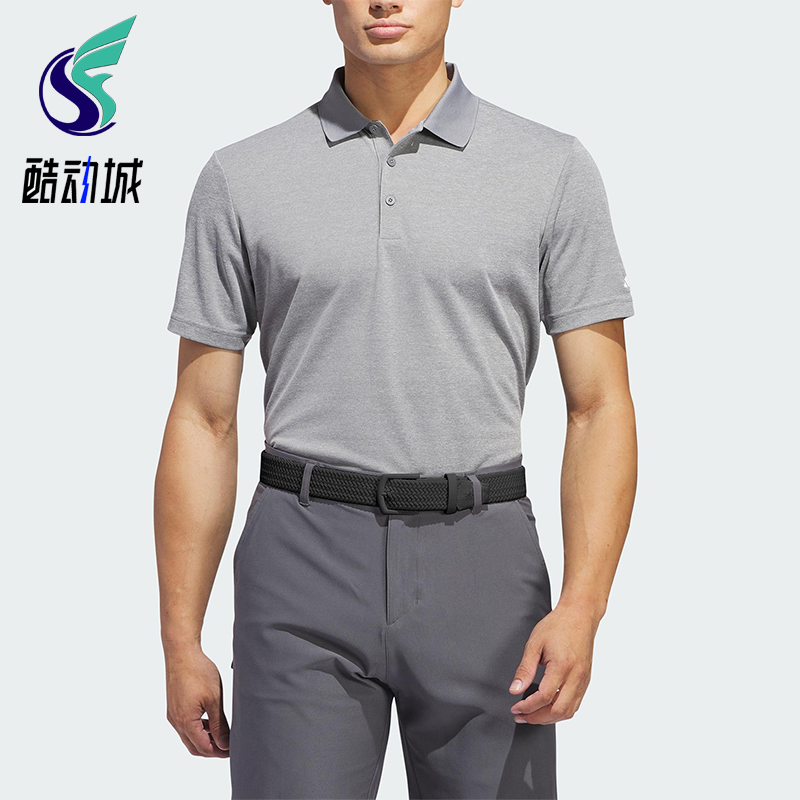 Adidas/阿迪达斯正品夏季男士运动翻领训练柔软短袖POLO衫IQ2937