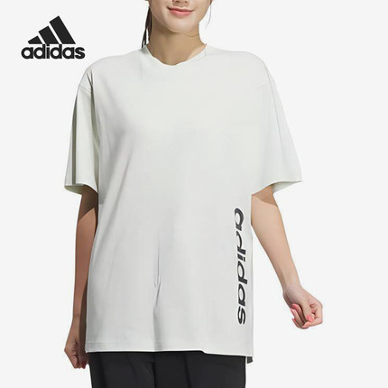 Adidas/阿迪达斯正品U DRY TEE男女宽松印花运动短袖JJ0616